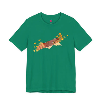 Flower Peek - Pop Art Unisex Tee House of Poco Loco