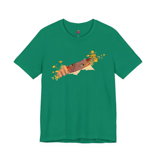 Flower Peek - Pop Art Unisex Tee House of Poco Loco