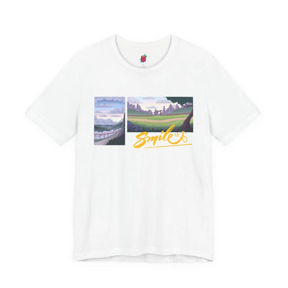 Cloudy Smile - Pop Art Unisex Tee House of Poco Loco
