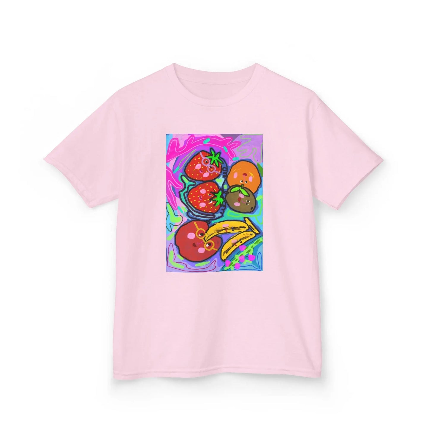 Colorful Doodle Fruit  | Pop Art Kids Tee House of Poco Loco