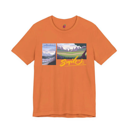 Cloudy Smile - Pop Art Unisex Tee House of Poco Loco