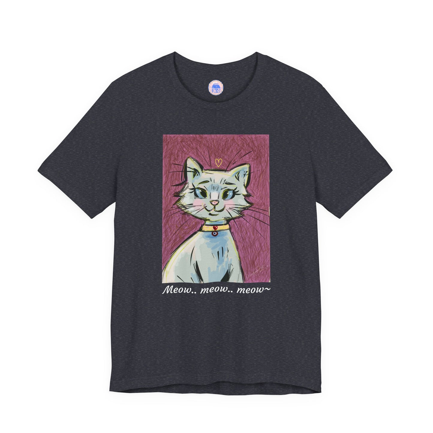 Cat Meow Meow - Pop Art Unisex Tee