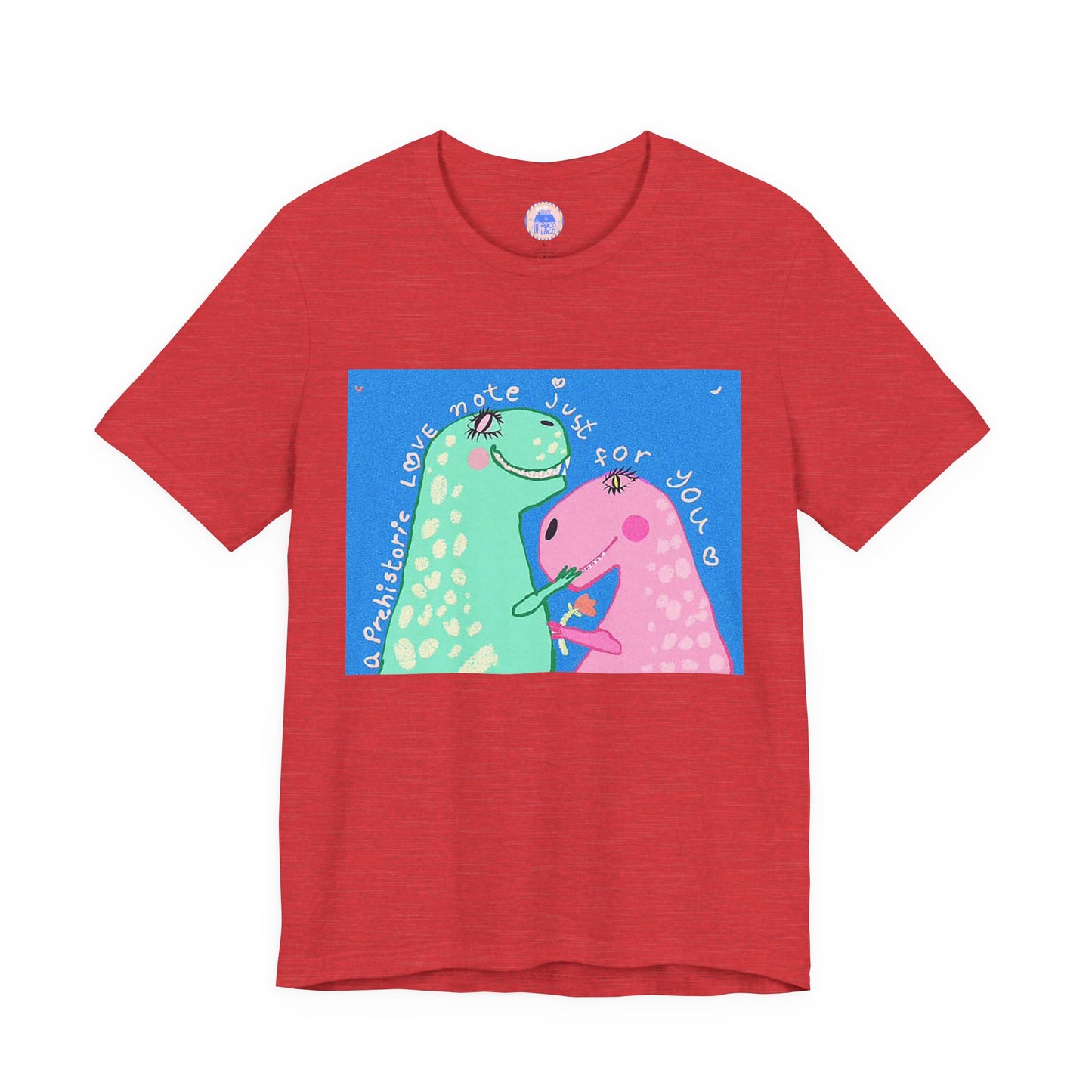 Dino Love - Pop Art Unisex Tee