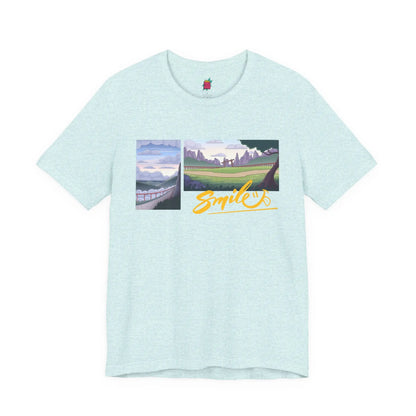 Cloudy Smile - Pop Art Unisex Tee House of Poco Loco
