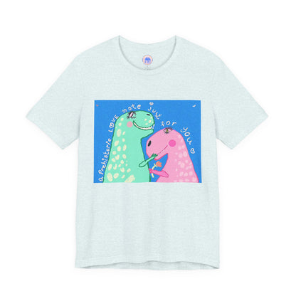 Dino Love - Pop Art Unisex Tee