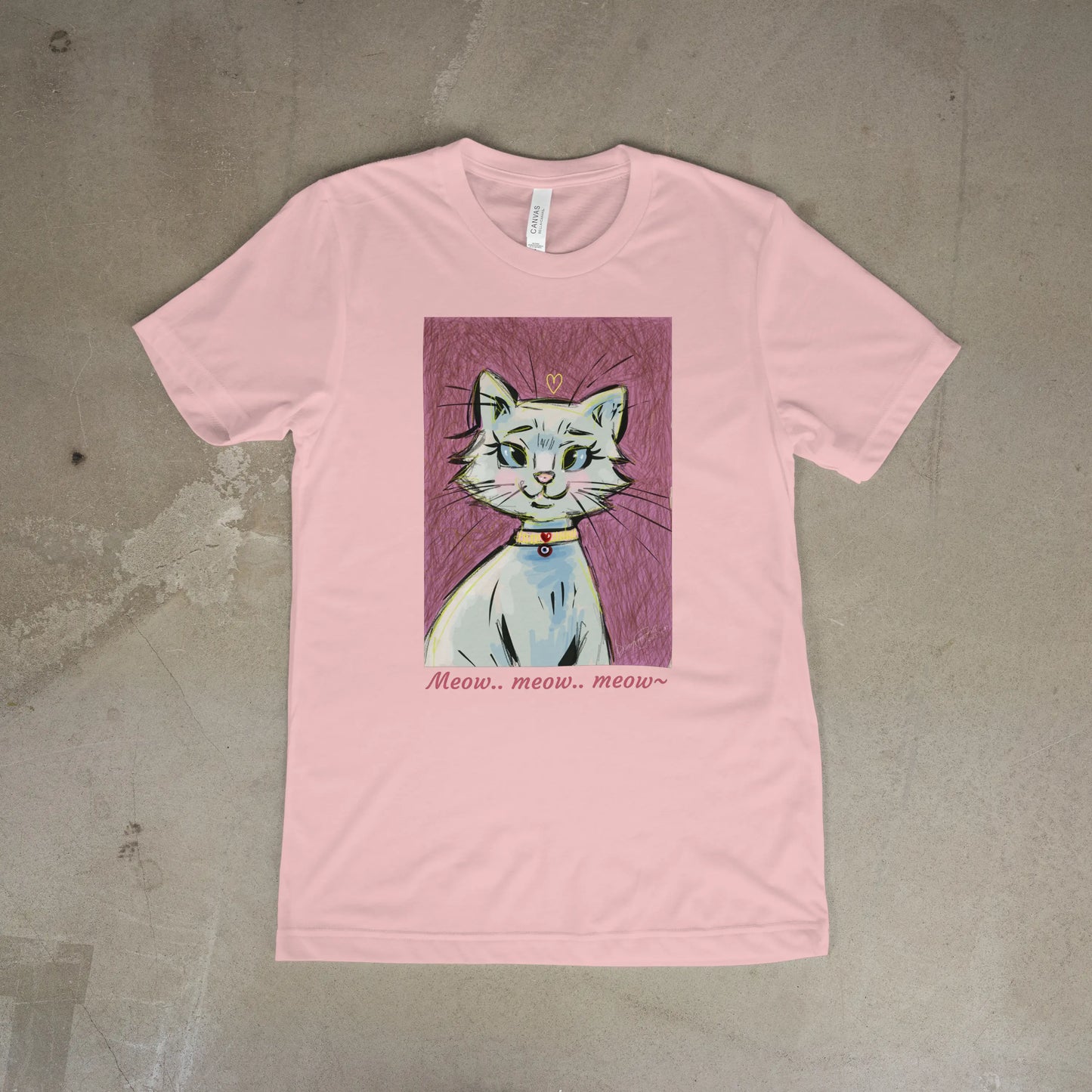 Cutest Meow Meow - Pop Art T-Shirt Unisex House of Poco Loco
