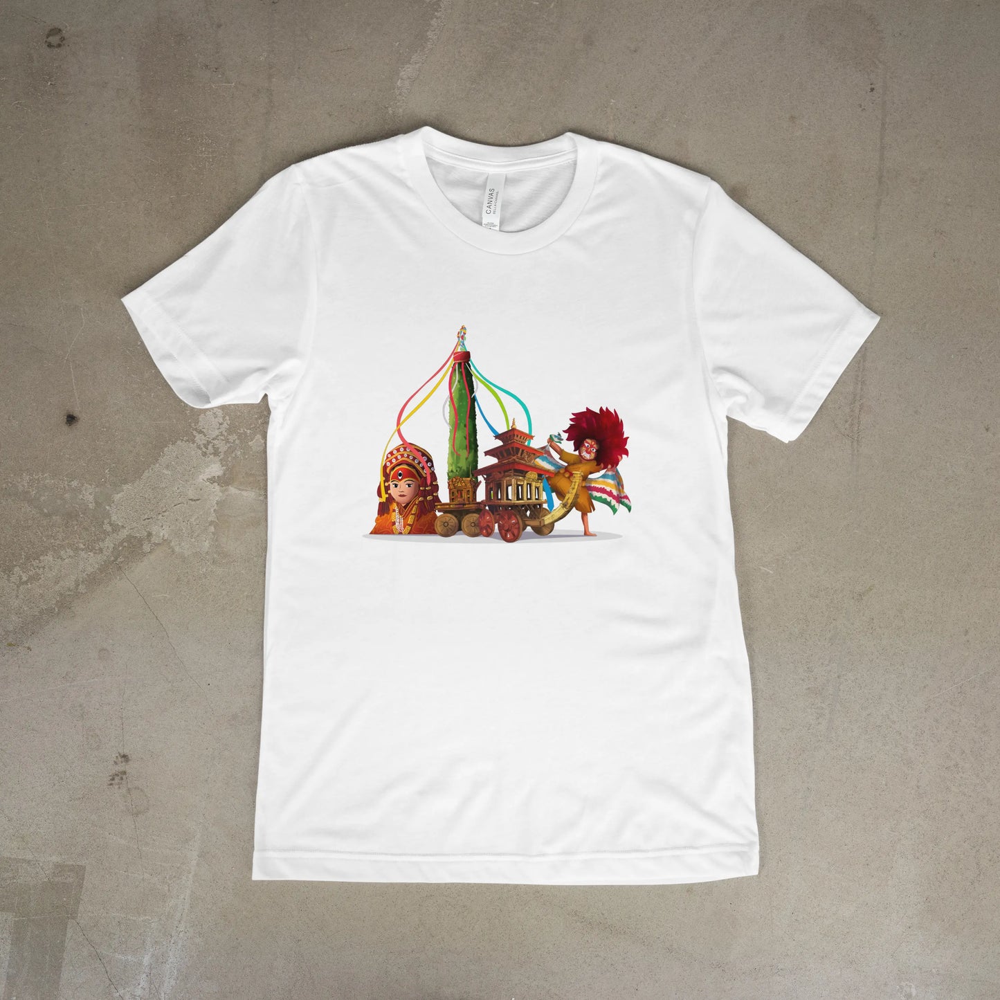 Indra Jatra - Pop Art T-Shirt Unisex House of Poco Loco