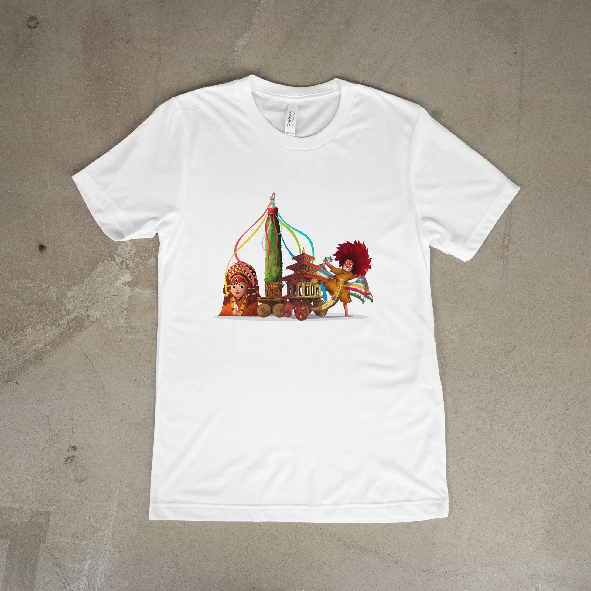 Indra Jatra - Pop Art T-Shirt Unisex House of Poco Loco
